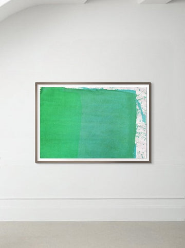 Two-tone green 100 x 150