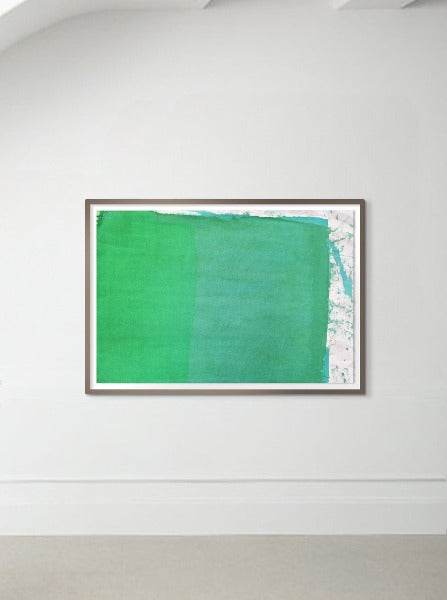Two-tone green 100 x 150
