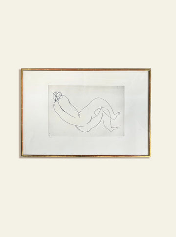 Reclining Nude by J. Fautrier