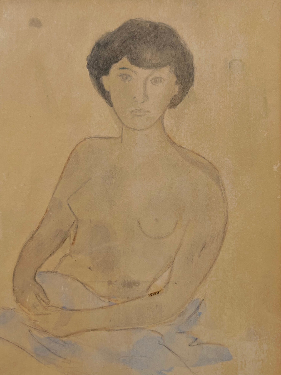 Resting Nude Watercolor