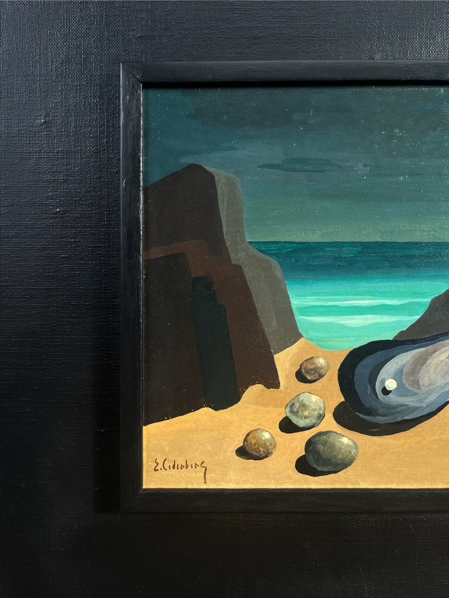 Landscape with a Shell and Pearl by E. Cederberg