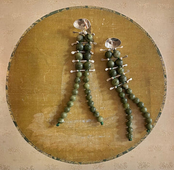 L'Arête Jade Earrings