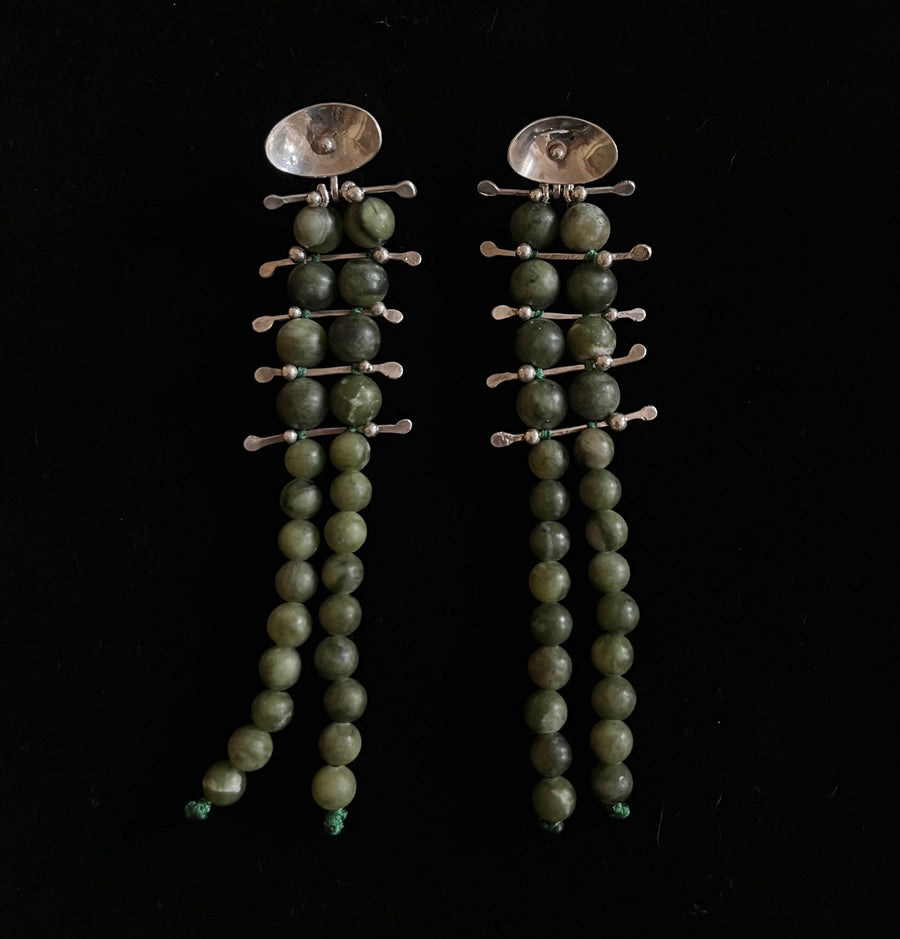 L'Arête Jade Earrings