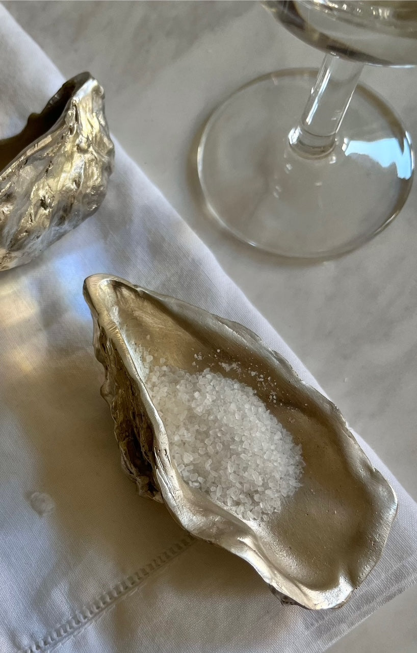 Silver Oyster Bowl