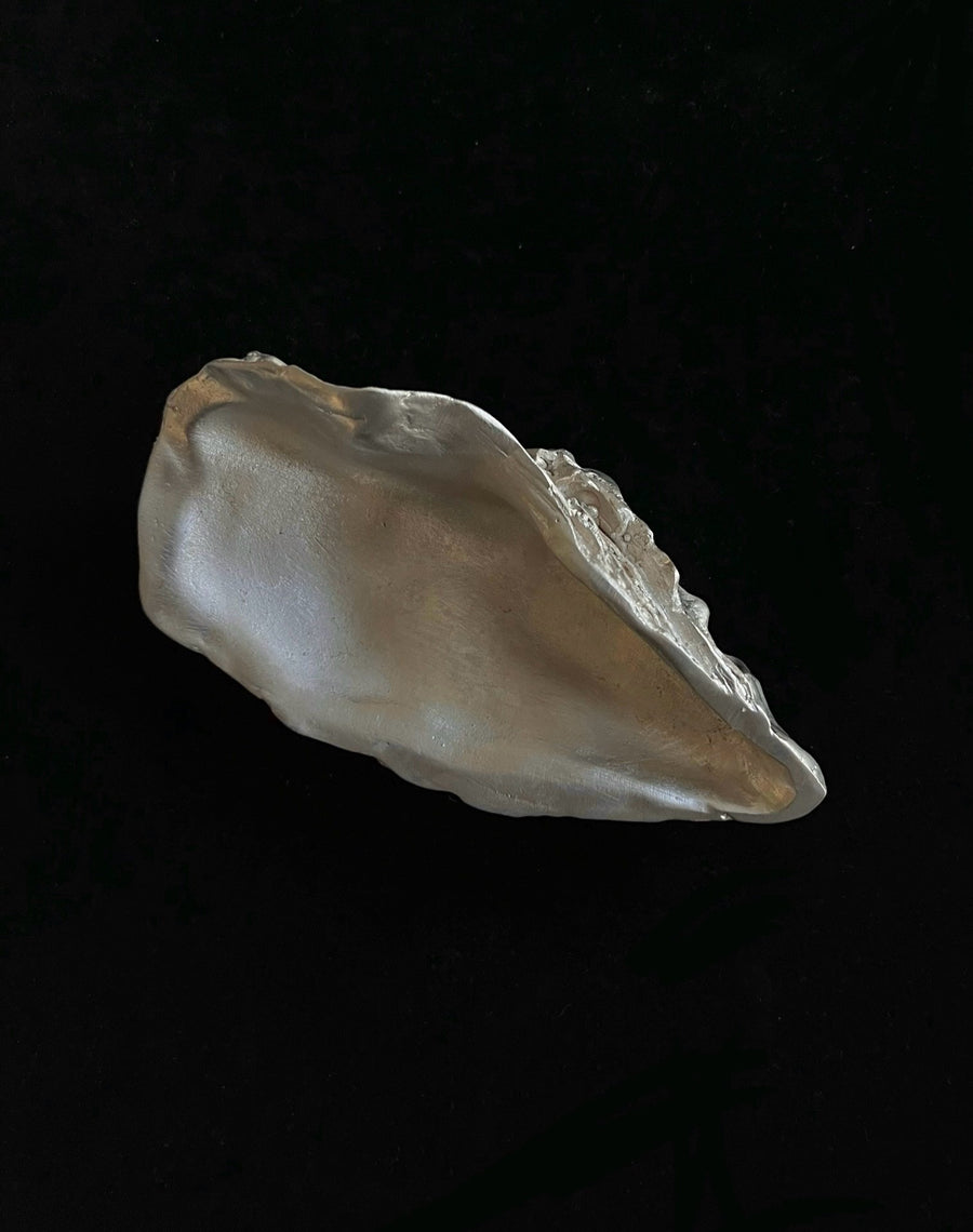 Oysters and Fluted Clam in Silver