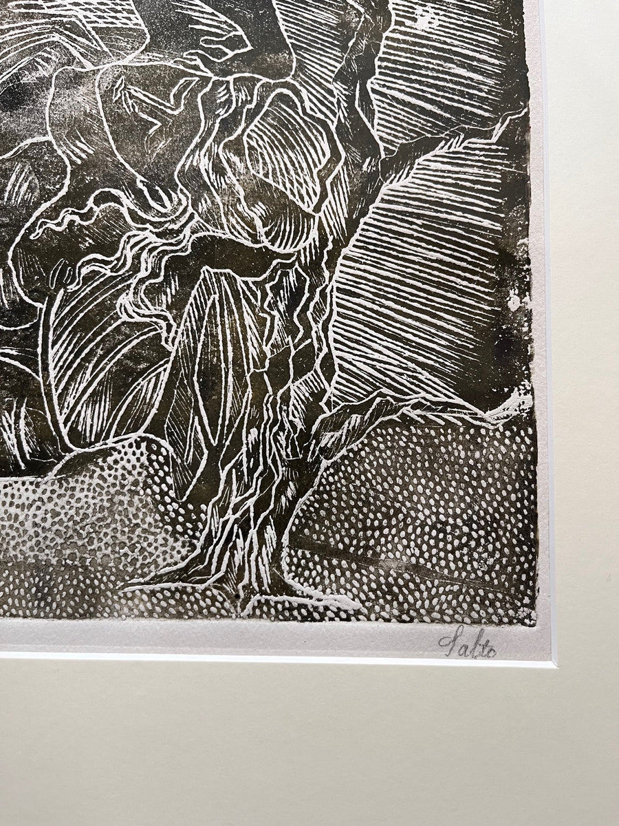 Axel Salto Original Woodcut