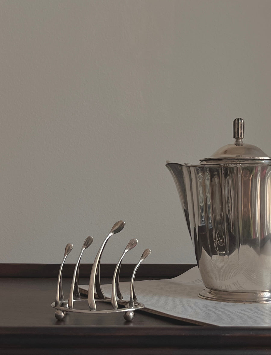 Wishbone Silver Toast-rack