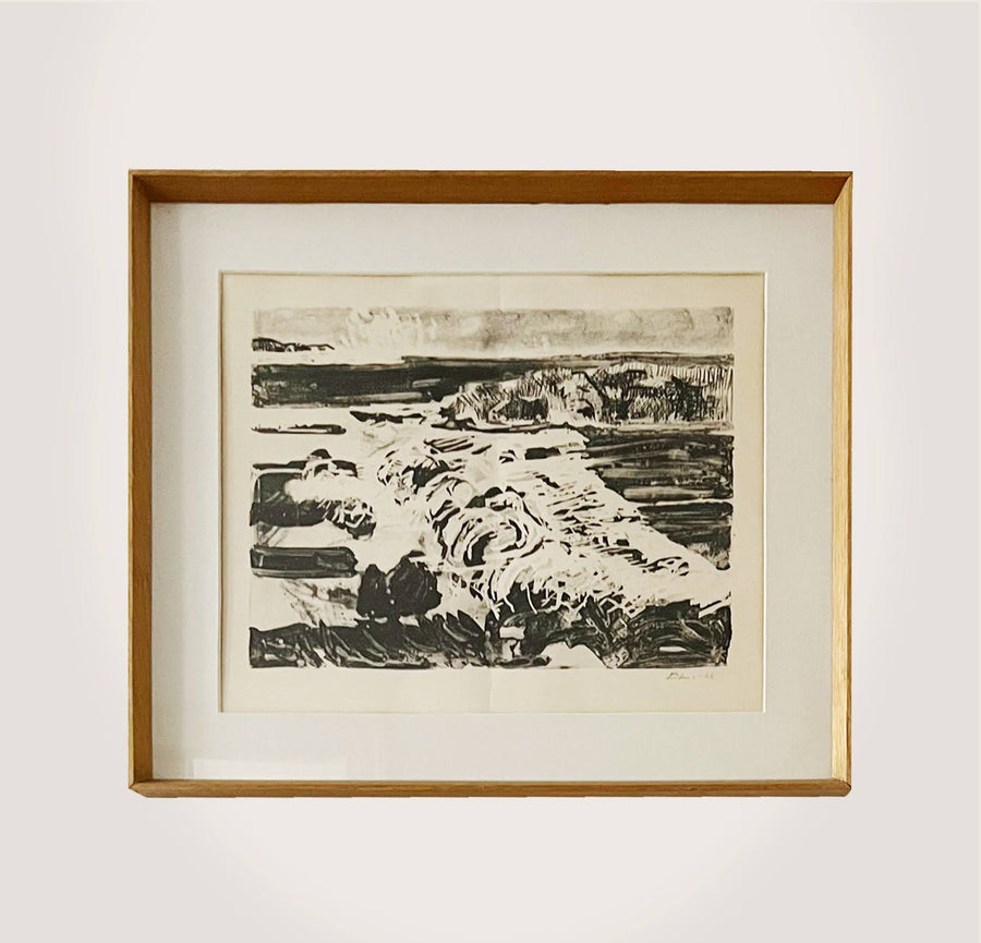 Large Midcentury Seascape