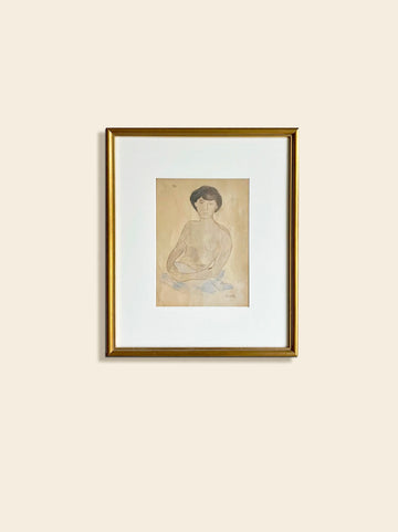 Resting Nude Watercolor