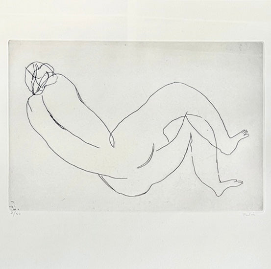 Reclining Nude by J. Fautrier