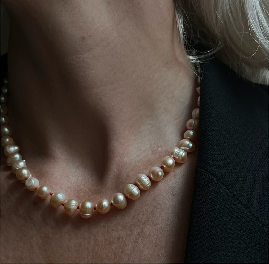 Pink Pearl Collar