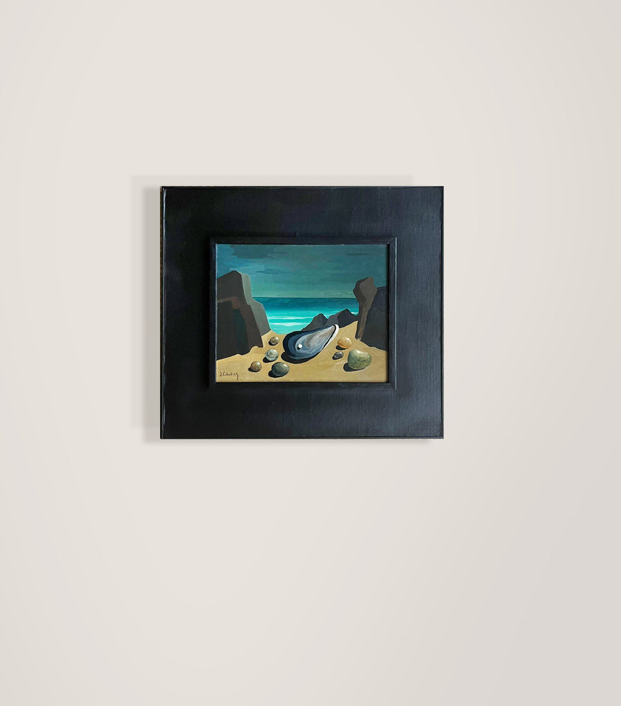Landscape with a Shell and Pearl by E. Cederberg