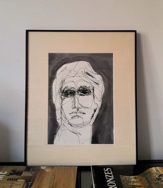 Drawing of Greek Statue